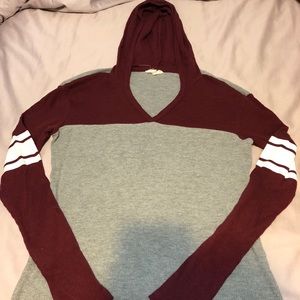 Long Sleeve Jersey light weight hoodie